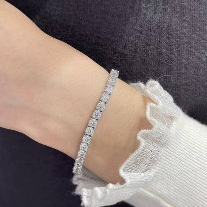 [Ornora Jewelry]TENNIS BRACELET WITH FULL DIAMOND SETTING
