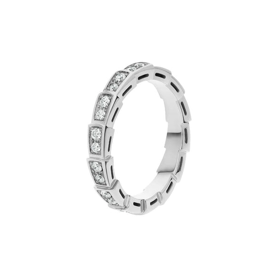 [Ornora Jewelry]SERPENTI RING SILVER DIAMOND PAVED 3MM