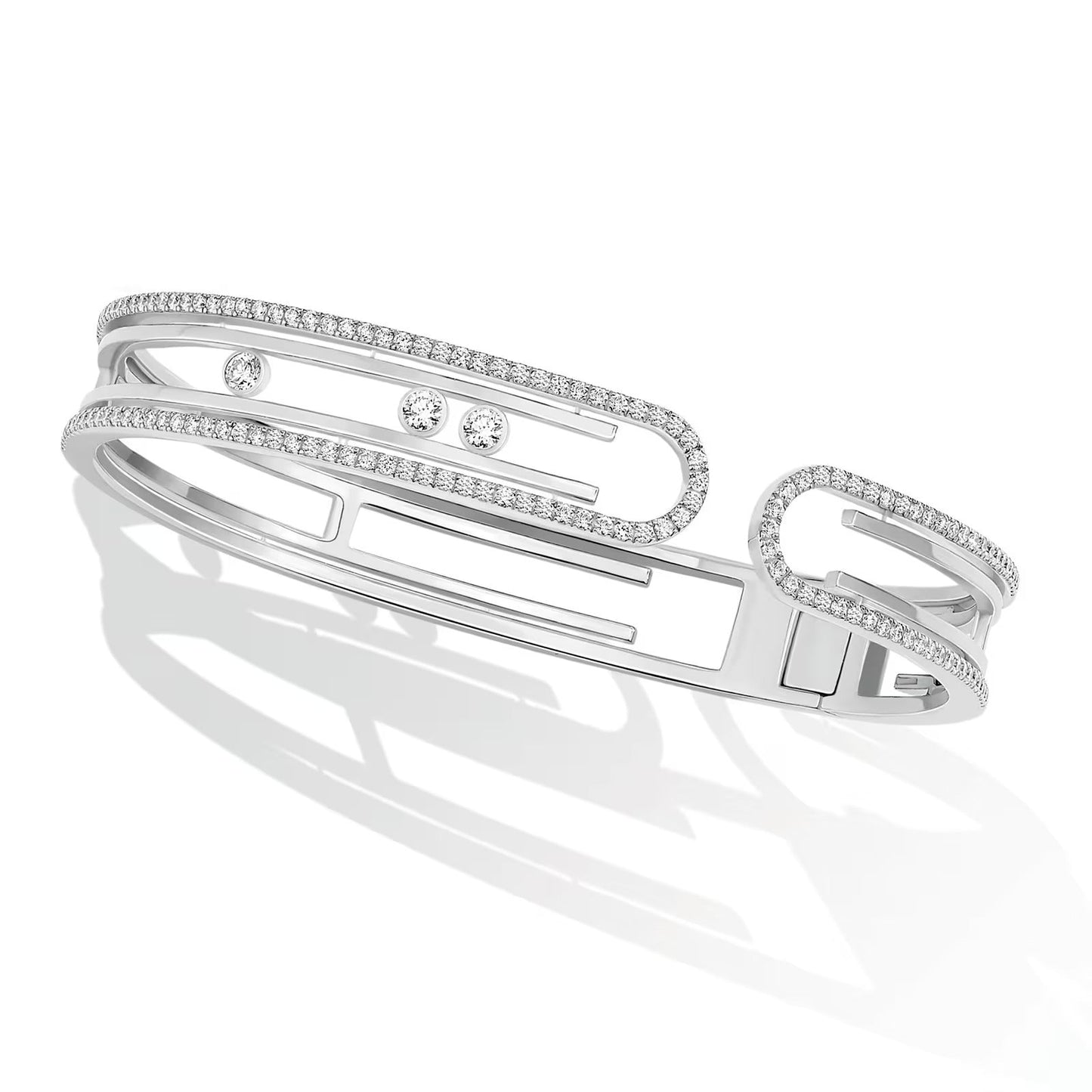 [Ornora Jewelry]MOVE 10TH PAVED DIAMOND BRACELET