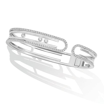 [Ornora Jewelry]MOVE 10TH PAVED DIAMOND BRACELET