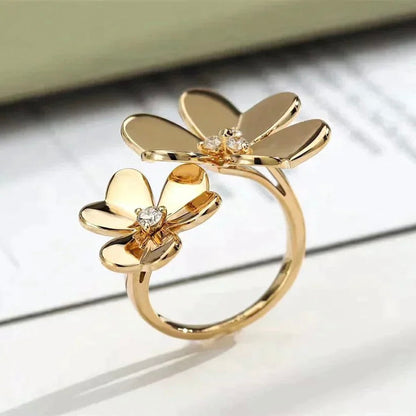 [Ornora Jewelry]CLOVER COMOS GOLD DIAMOND RING