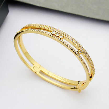 [Ornora Jewelry]Move Romane pavé bangle