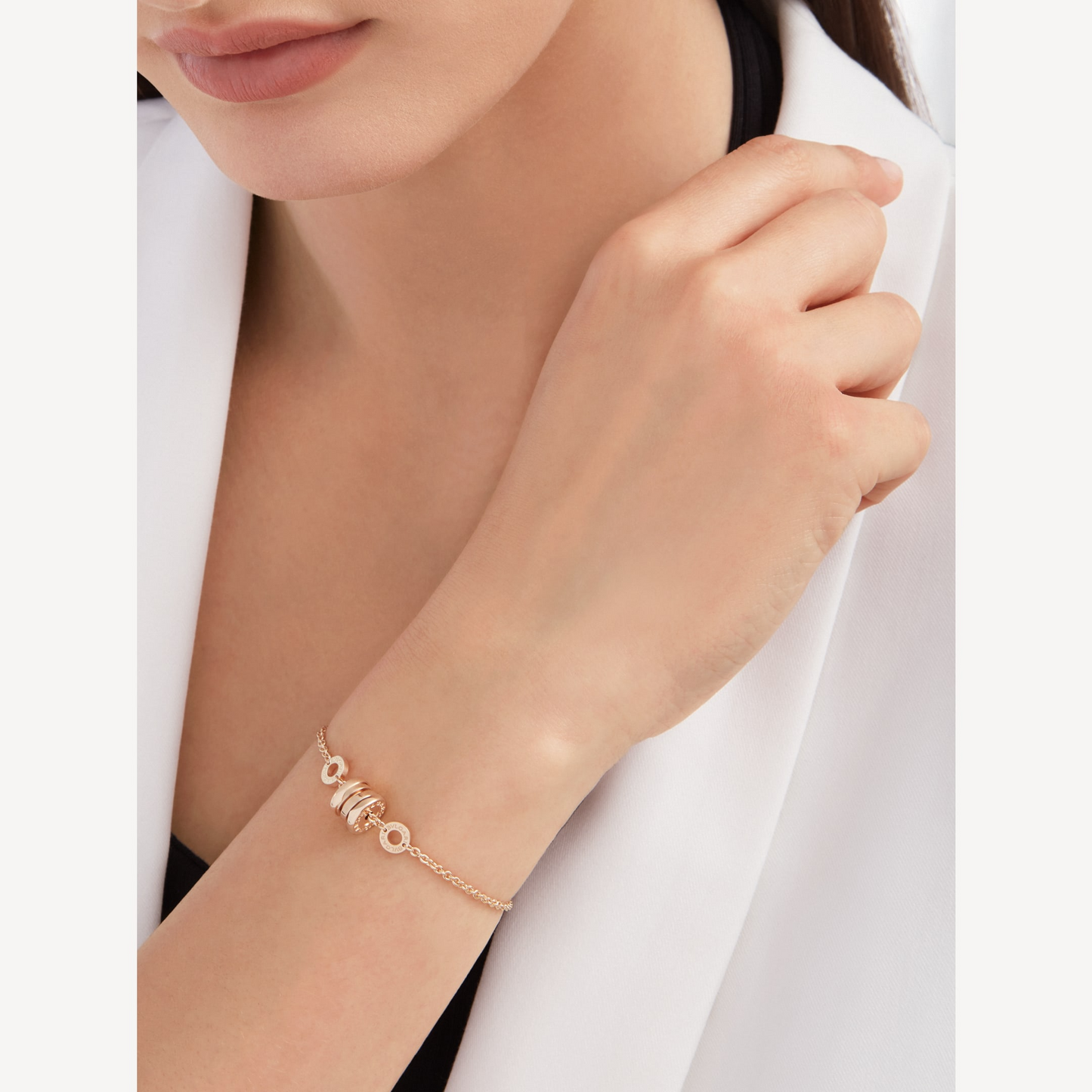 [Ornora Jewelry]ZERO 1 SOFT PINK GOLD BRACELET