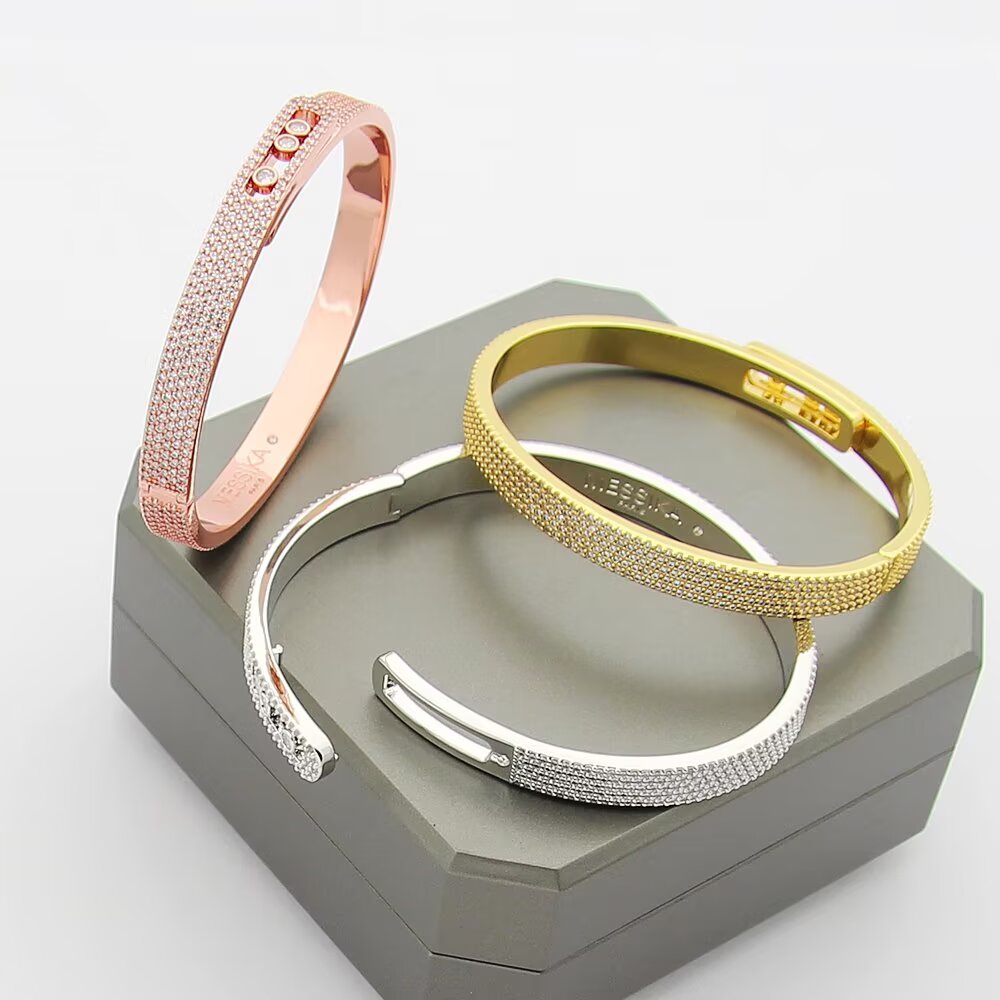 [Ornora Jewelry]Move Noa Full Pavé Diamond Bangle Bracelet
