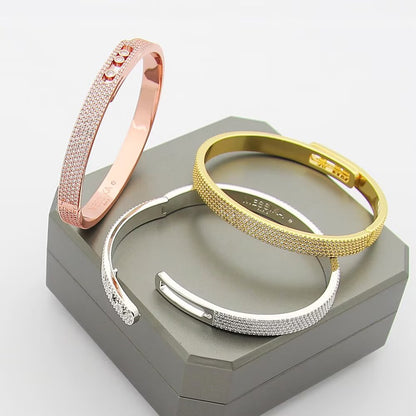 [Ornora Jewelry]Move Noa Full Pavé Diamond Bangle Bracelet