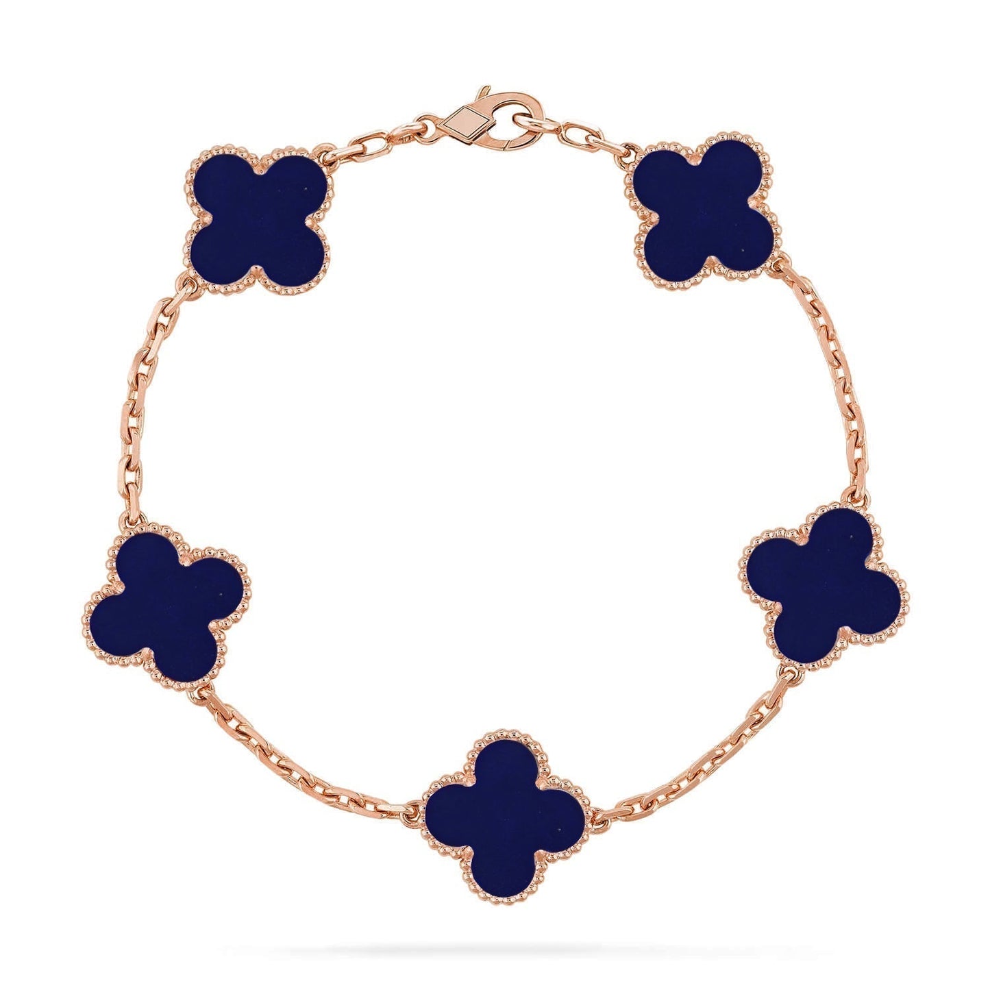 [Ornora Jewelry]CLOVER 5 MOTIF LAPIS LAZULI BRACELET COLLECTION