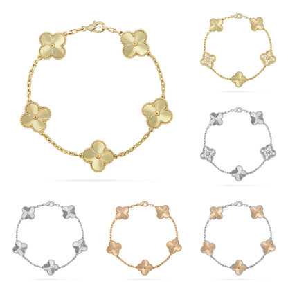 [Ornora Jewelry] CLOVER 5 MOTIF LASER BRACELET COLLECTION