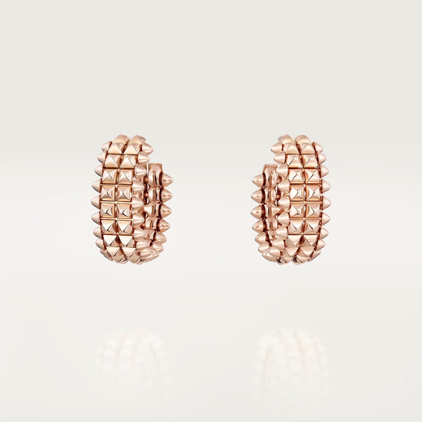 [Ornora Jewelry]CLASH 9.2MM DOUBLE ROW EARRINGS