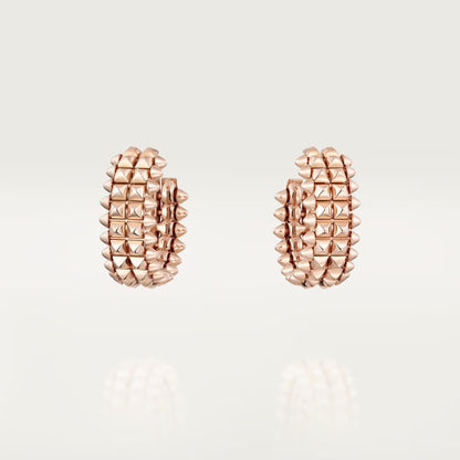[Ornora Jewelry]CLASH 9.2MM DOUBLE ROW EARRINGS