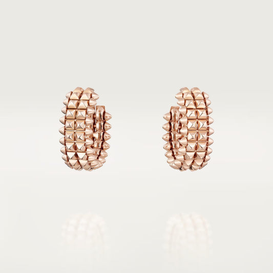 [Ornora Jewelry]CLASH 9.2MM DOUBLE ROW EARRINGS