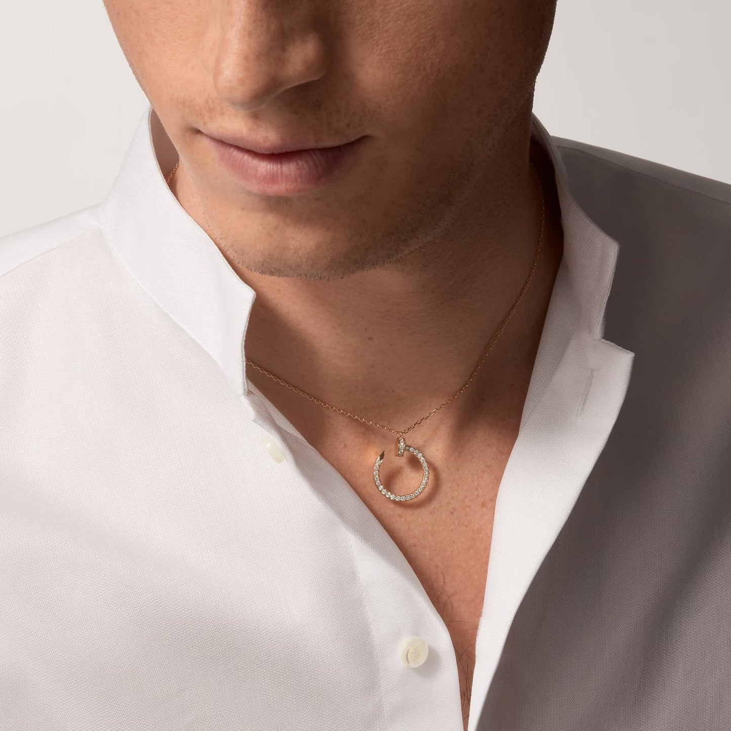 [Ornora Jewelry]JUSTE NECKLACE FULL DIAMOND