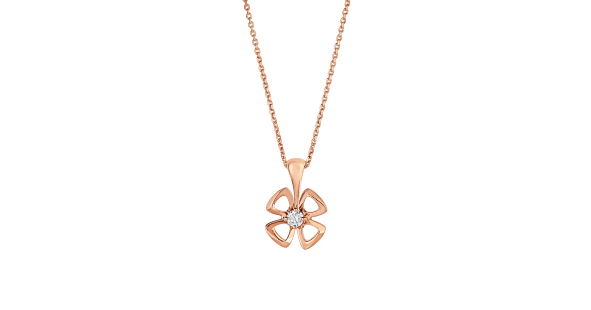 [Ornora Jewelry]FIOREVER NECKLACE DIAMOND CENTER