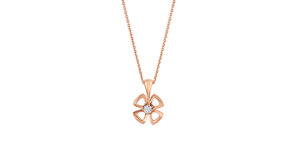 [Ornora Jewelry]FIOREVER NECKLACE DIAMOND CENTER