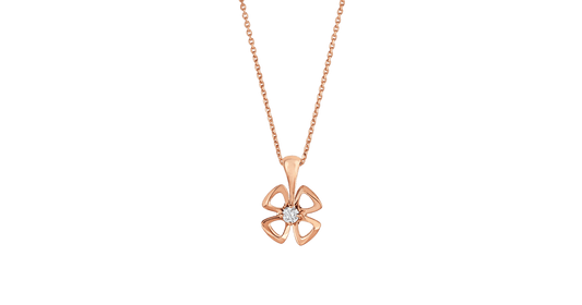 [Ornora Jewelry]FIOREVER NECKLACE DIAMOND CENTER