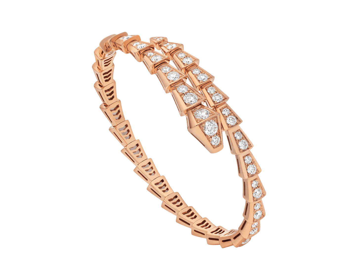 [Ornora Jewelry]SERPENTI BRACELET 6.8MM PINK GOLD DIAMOND