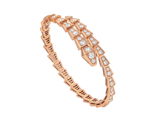 [Ornora Jewelry]SERPENTI BRACELET 6.8MM PINK GOLD DIAMOND