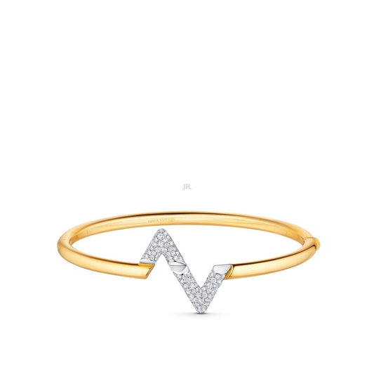 [Ornora Jewelry]VOLTE UPSITE DOWN GOLD DIAMOND BRACELET