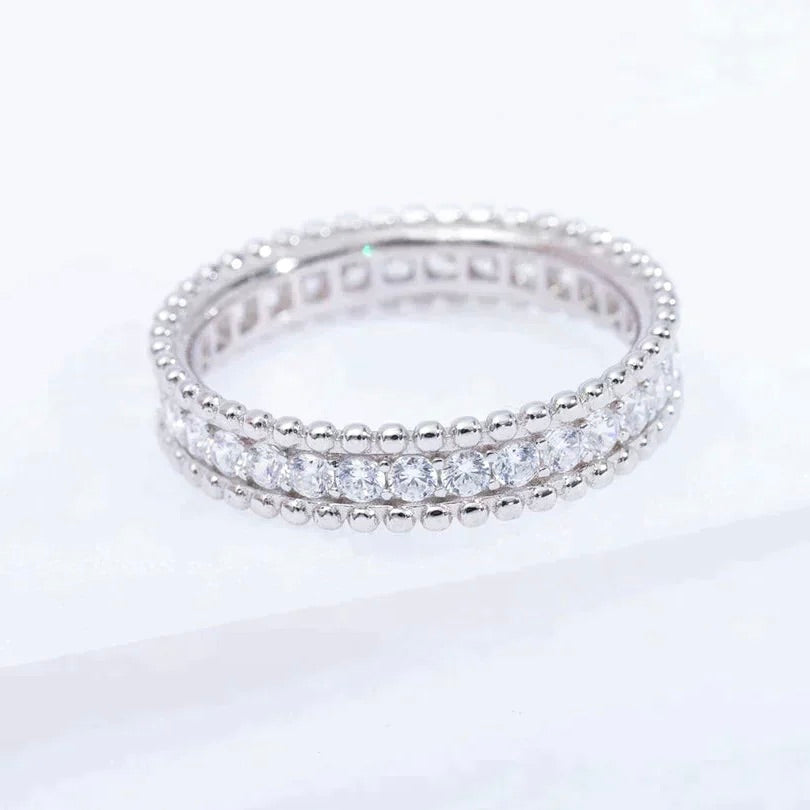 [Ornora Jewelry]PERLEE DIAMOND SILVER RING