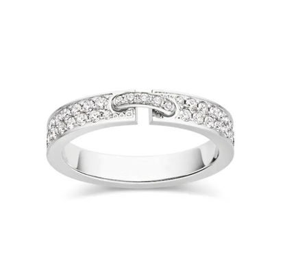 [Ornora Jewelry]ALLIANCE LIENS VIDENCE PAVED DIAMOND 4MM RING