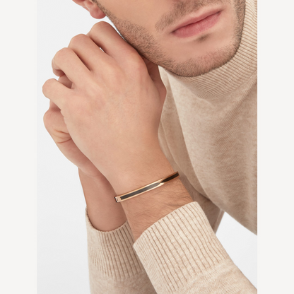 [Ornora Jewelry]ZERO 1 PINK GOLD WITH BLACK CERAMIC BRACELET