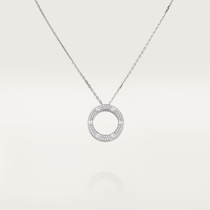 [Ornora Jewelry]LOVE NECKLACE 16MM  FULL DIAMOND