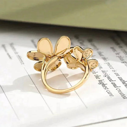 [Ornora Jewelry]CLOVER COMOS GOLD DIAMOND RING