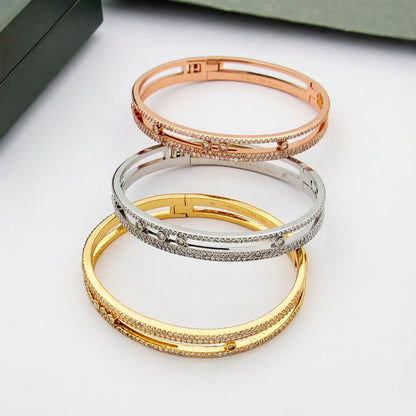 [Ornora Jewelry]Move Romane pavé bangle