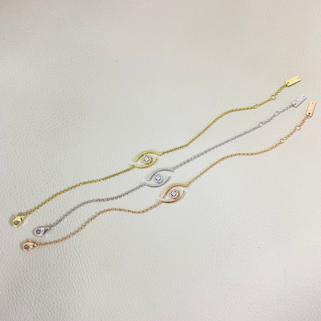 [Ornora Jewelry]Lucky Eye Pave-Set Diamond Bracelet