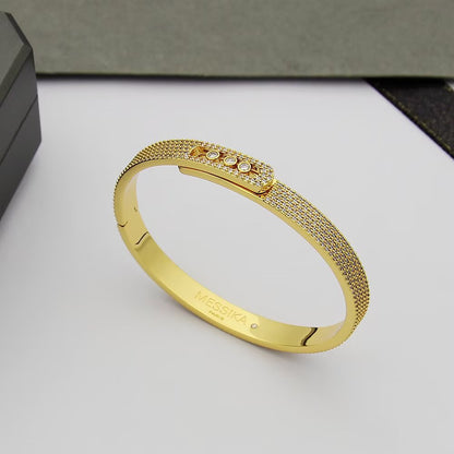 [Ornora Jewelry]Move Noa Full Pavé Diamond Bangle Bracelet