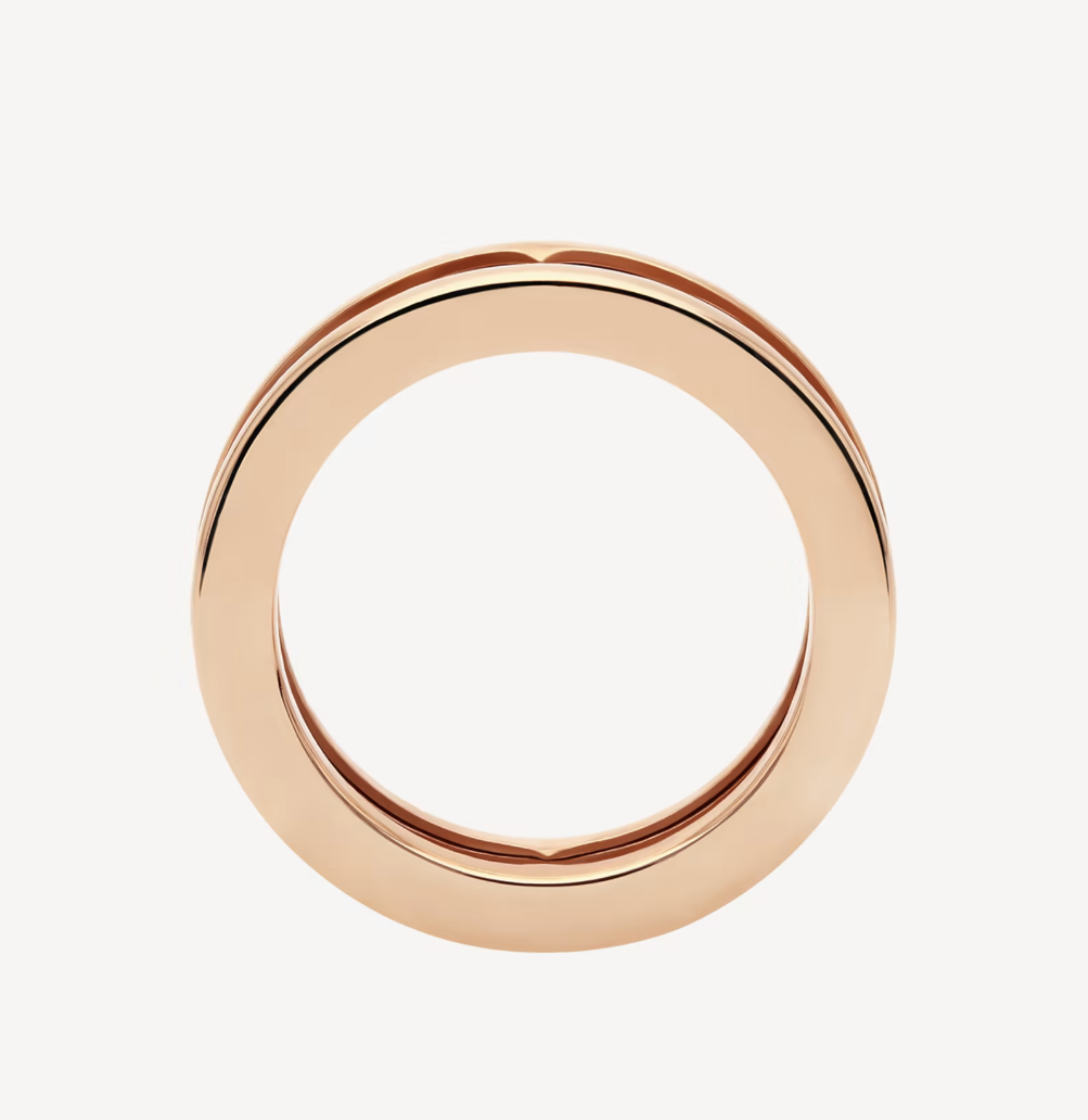 [Ornora Jewelry]ZERO 1 ONE-BAND WITH OPENWORK LOGO SPIRAL RING
