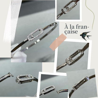 [Ornora Jewelry]Move Uno pavé flex bangle medium