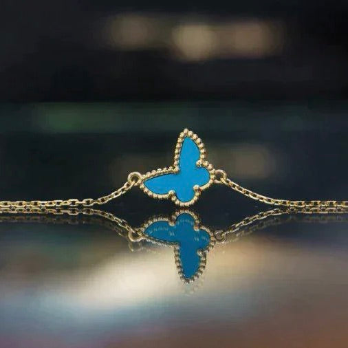[Ornora Jewelry]BUTTERFLY TURQUOISE BUTTERFLY BRACELET