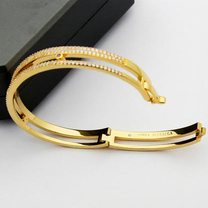 [Ornora Jewelry]Move Romane pavé bangle