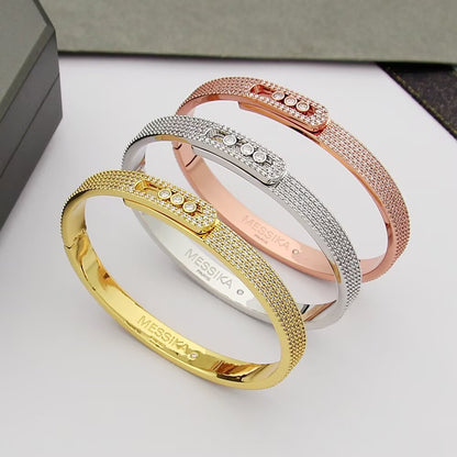 [Ornora Jewelry]Move Noa Full Pavé Diamond Bangle Bracelet