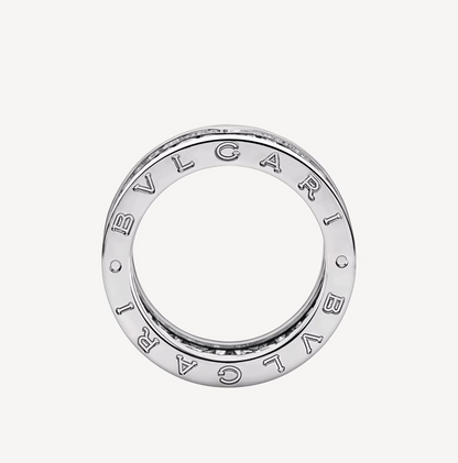 [Ornora Jewelry]ZERO 1 WITH PAVED DIAMONDS ON THE SPIRAL RING