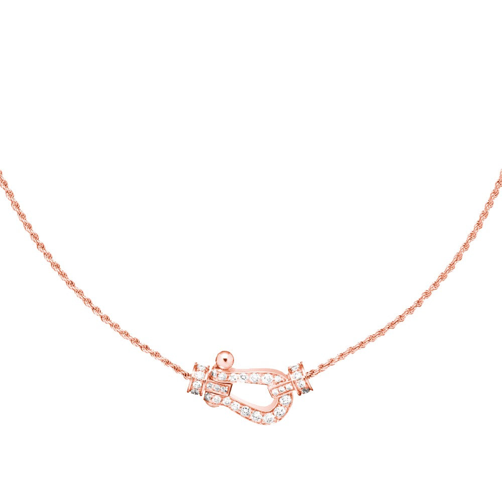 [Ornora Jewelry]FORCE 10 PINK GOLD DIAMOND NECKLACE