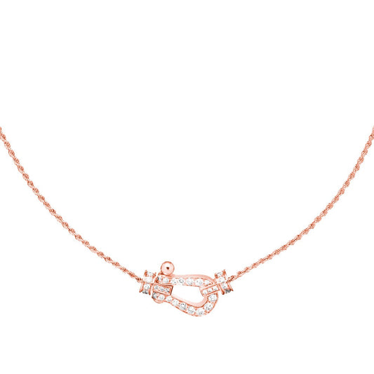 [Ornora Jewelry]FORCE 10 PINK GOLD DIAMOND NECKLACE