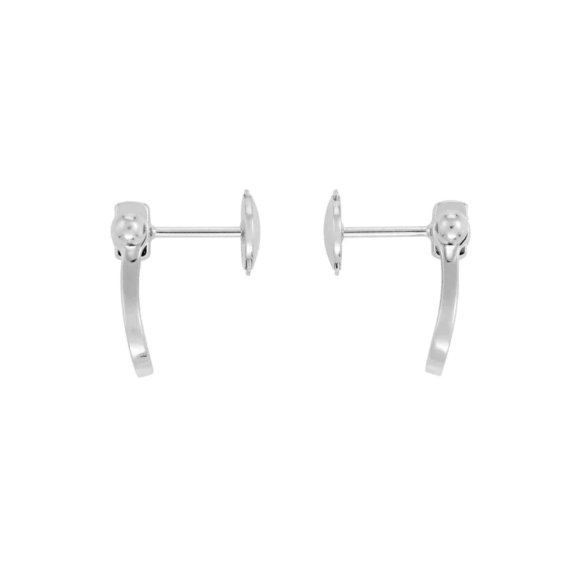 [Ornora Jewelry]FORCE 10 FULL DIAMOND STUD EARRINGS MINI MODEL