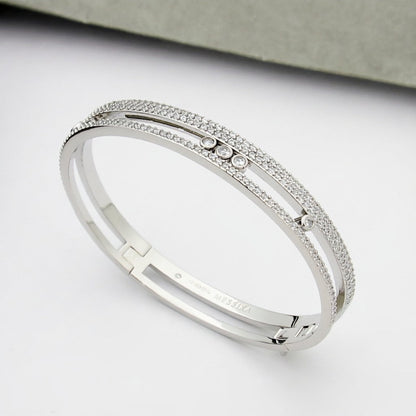 [Ornora Jewelry]Move Romane pavé bangle