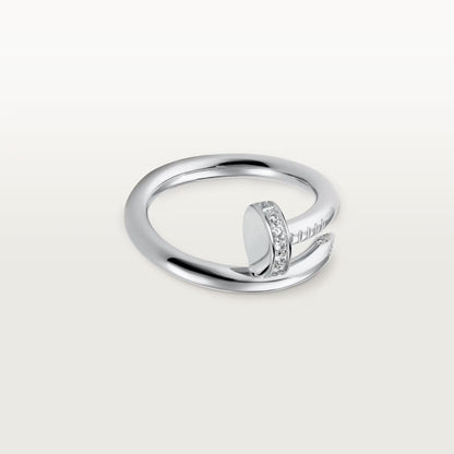 [Ornora Jewelry]JUSTE RING 2.6MM HALF DIAMOND
