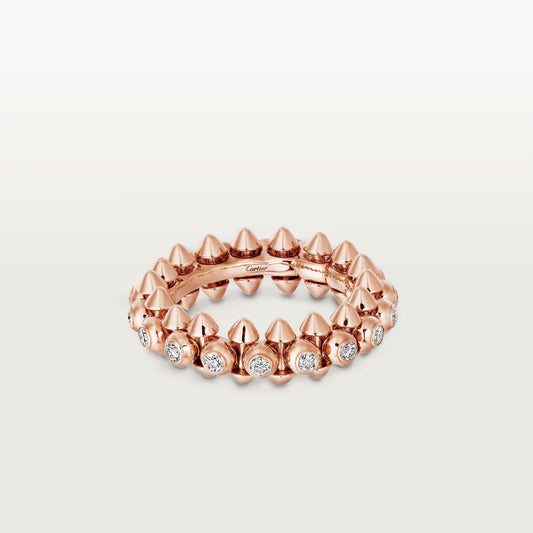 [Ornora Jewelry]CLASH 6.8MM DIAMOND MEDIUM RING