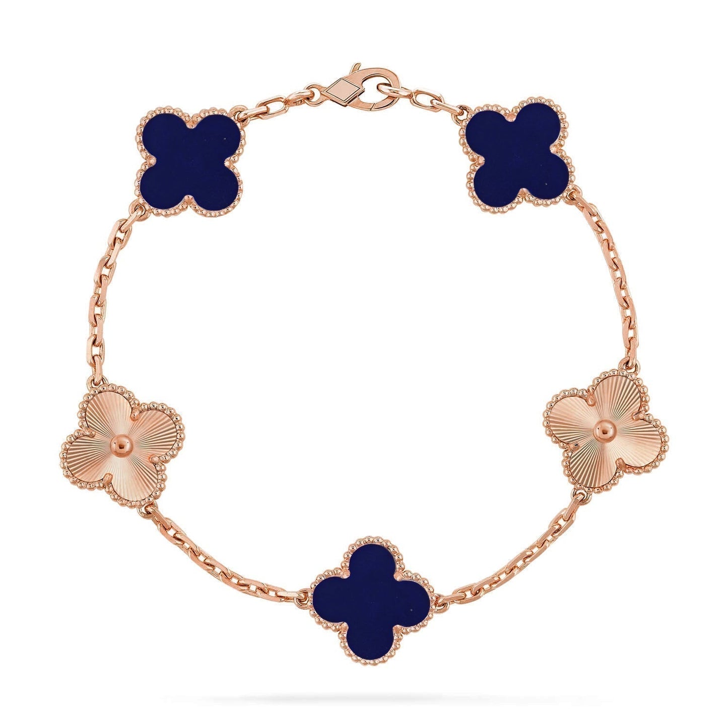 [Ornora Jewelry]CLOVER 5 MOTIF LAPIS LAZULI BRACELET COLLECTION