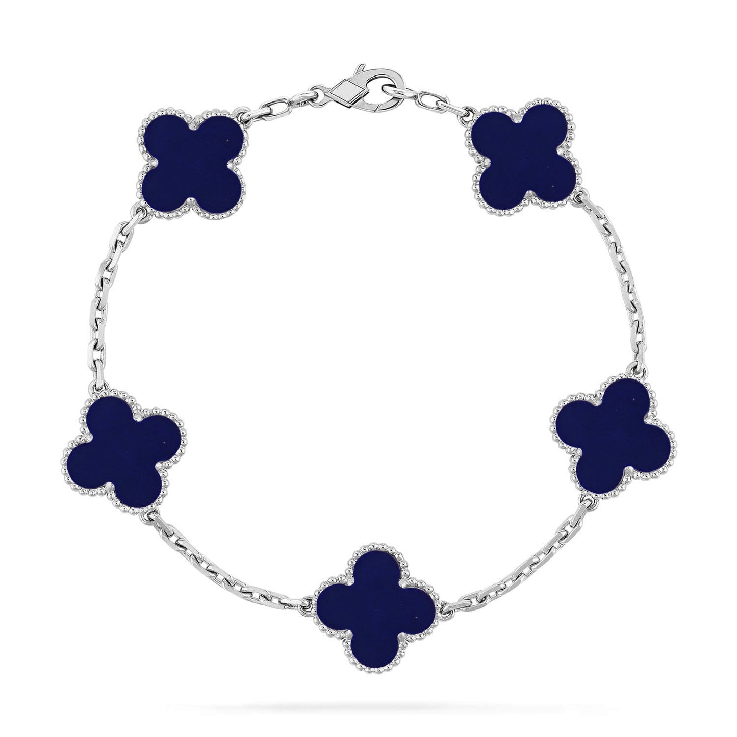 [Ornora Jewelry]CLOVER 5 MOTIF LAPIS LAZULI BRACELET COLLECTION