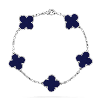 [Ornora Jewelry]CLOVER 5 MOTIF LAPIS LAZULI BRACELET COLLECTION