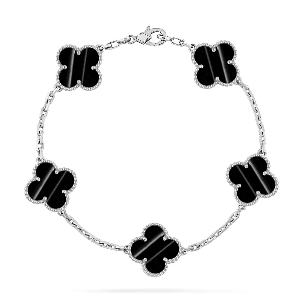 [Ornora Jewelry] CLOVER 5 MOTIF PULSAR STONE BRACELET COLLECTION