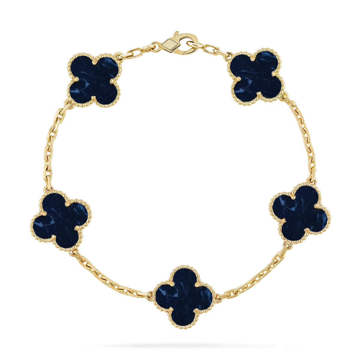 [Ornora Jewelry]CLOVER 5 MOTIF PIETERSITE BRACELET COLLECTION