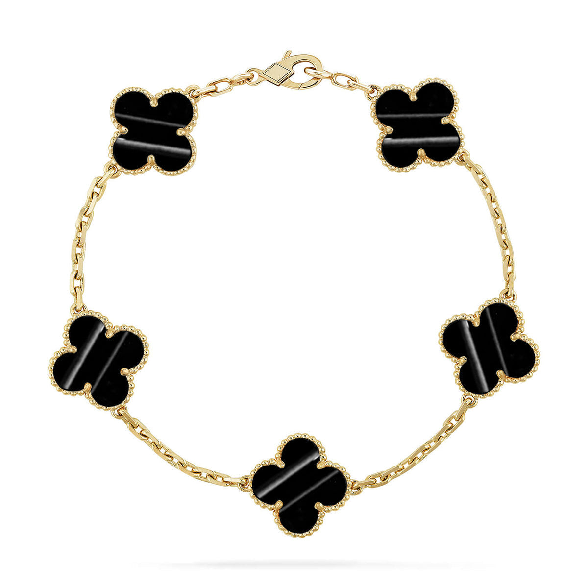 [Ornora Jewelry] CLOVER 5 MOTIF PULSAR STONE BRACELET COLLECTION