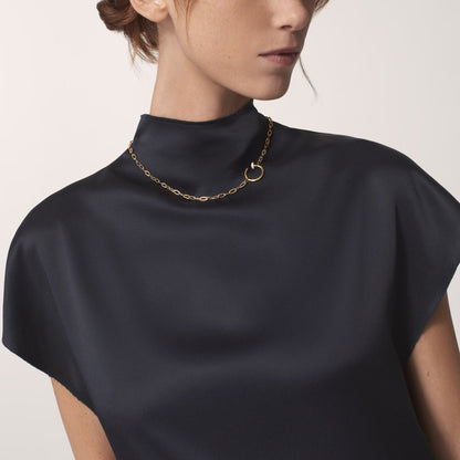 [Ornora Jewelry]JUSTE NECKLACE FULL DIAMONDS