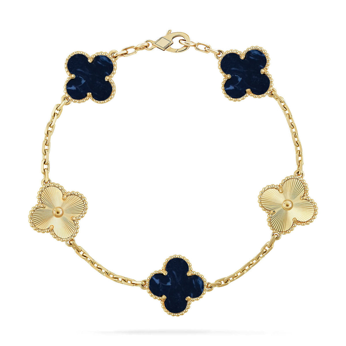 [Ornora Jewelry]CLOVER 5 MOTIF PIETERSITE BRACELET COLLECTION