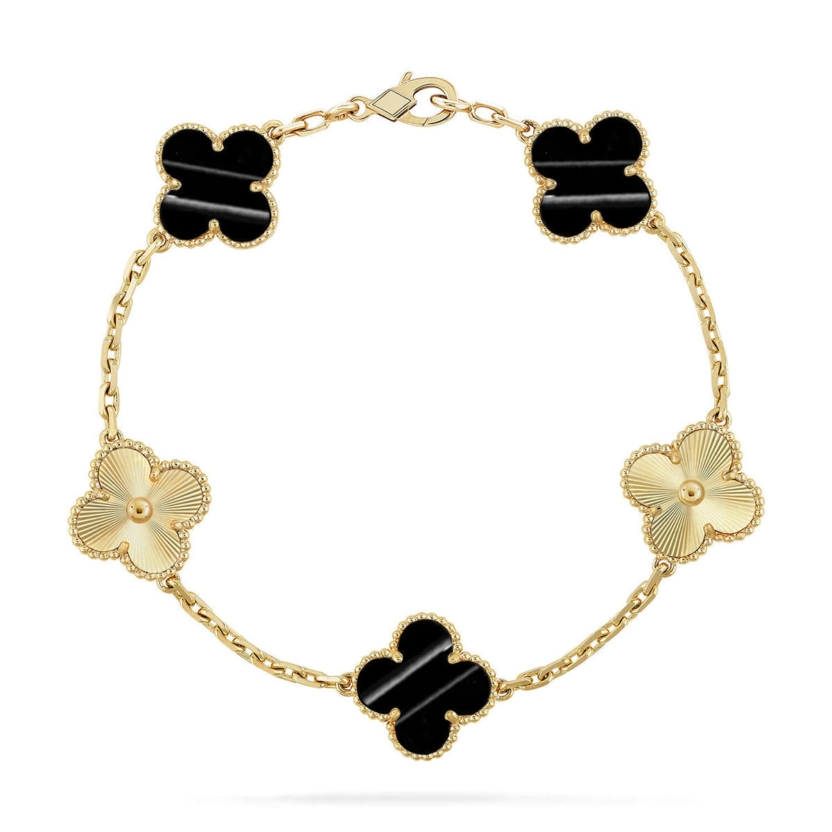 [Ornora Jewelry] CLOVER 5 MOTIF PULSAR STONE BRACELET COLLECTION